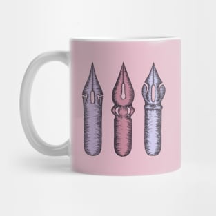 Dip Pen Nibs (Dusty Rose Palette) Mug